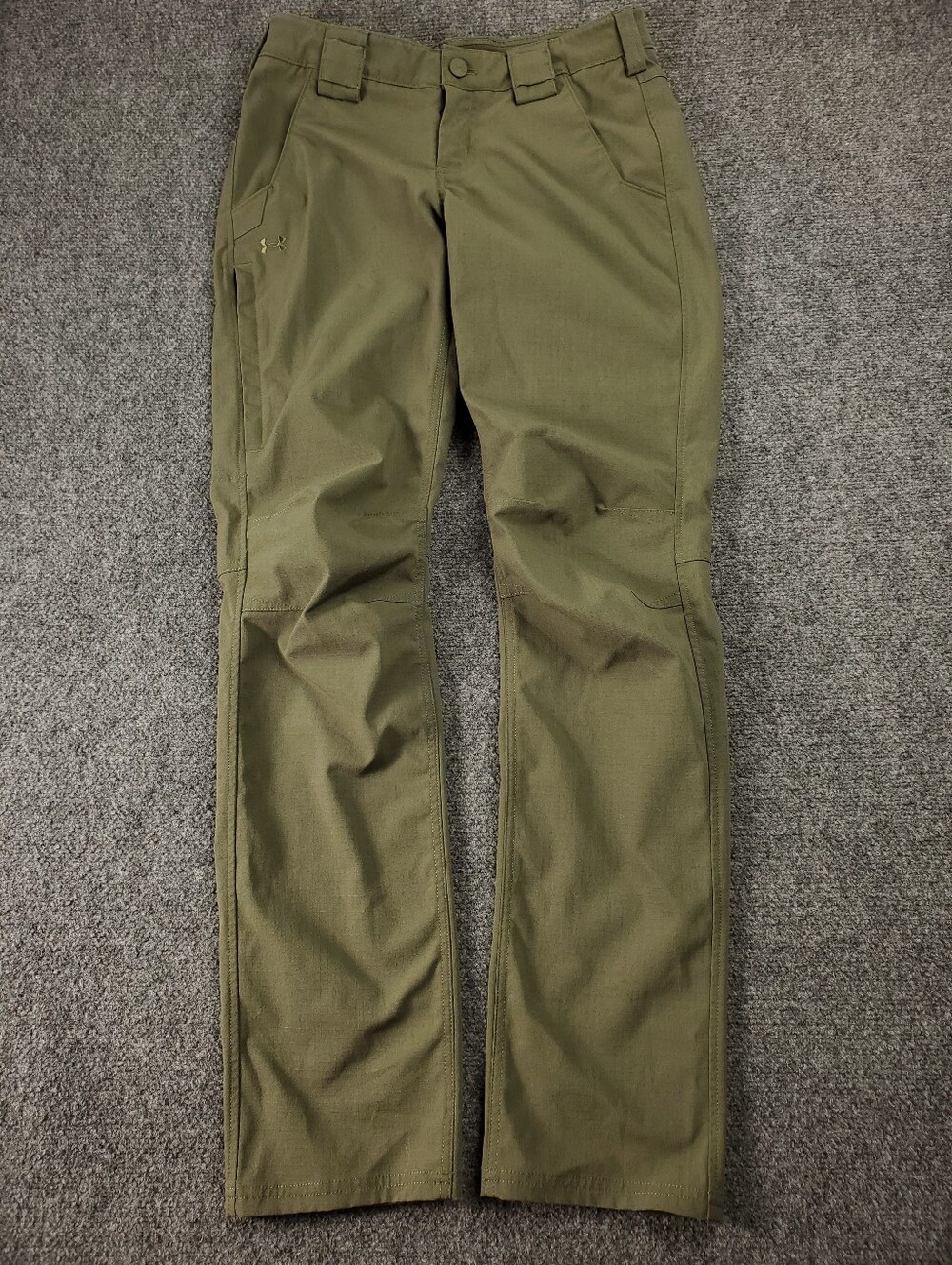 Under Armour Storm Tactical Elite Pants 4 Loose Ripstop Marine OD Green Hiking
